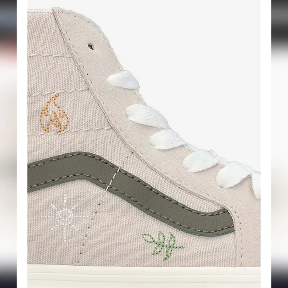 NWOB Vans trainers SK8-Hi Tapered VR3 Beige 11.5 - Picture 5 of 13